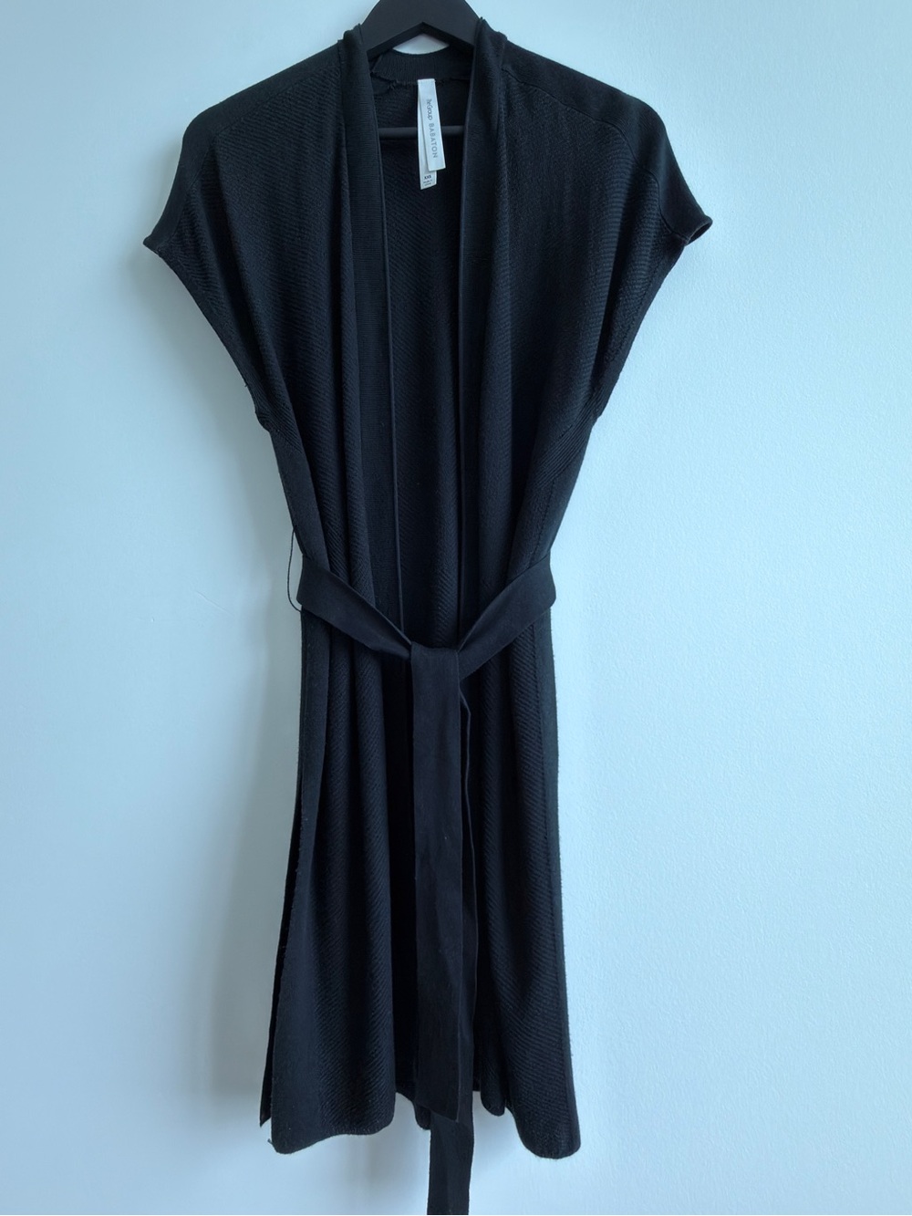 Babaton Black Belted Summer Cardigan